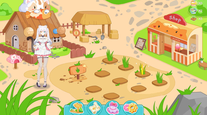 泡芙小镇（Puff Town）官方中文版 休闲互动SLG游戏 100M