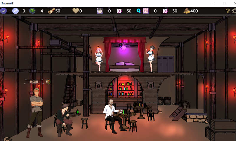 NTR循环 V1.30 精翻汉化版+前作超H酒馆精翻版 养成SLG游戏