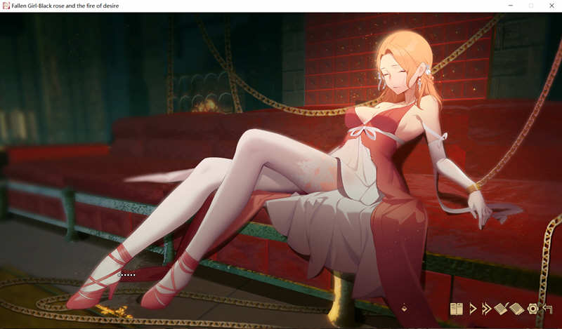 堕落千金：黑蔷薇与欲望之火 官方中文版 手绘神奇ADV游戏