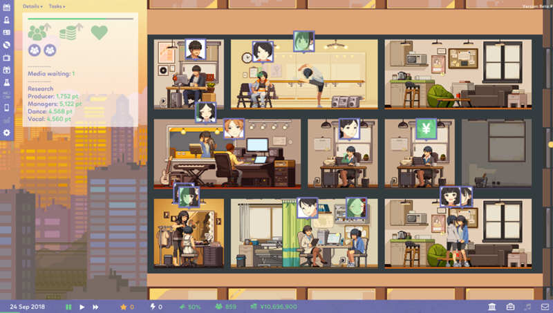 偶像经理人(Idol Manager) 官方中文版 商业模拟经营类游戏