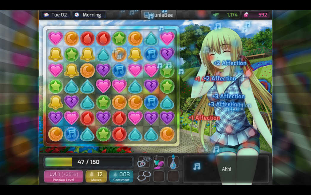 哈尼炮 Huniepop 中文版 像恋爱模拟的三消游戏
