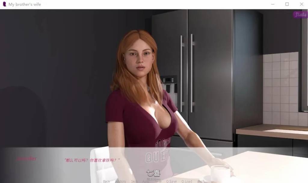 我兄弟的妻子 My Brothers Wife V0.9汉化版[欧美SLG/机翻/NTR] PC游戏