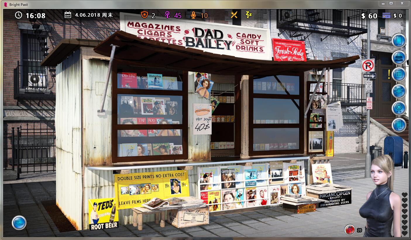 激情燃烧的岁月(Bright Past) ver0.98.9 汉化版 PC+安卓 沙盒SLG游戏