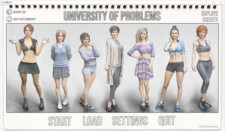 问题大学/大学问题/学院情缘 University of Problems v1.4.5 汉化版[欧美SLG/机翻] PC+安卓