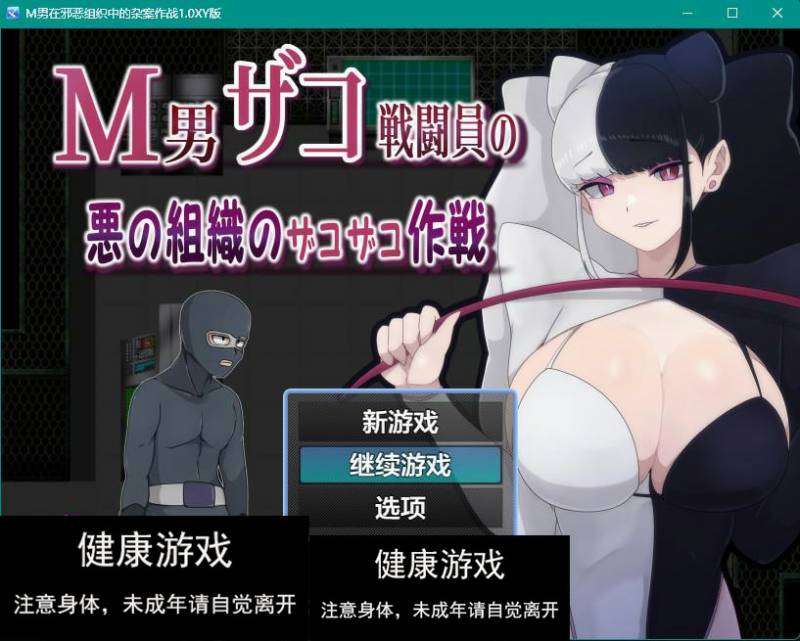 【日系RPGAIGPT汉化】M男在邪恶组织中的杂案作战1.0 樱花版【PC+安卓4.47G】