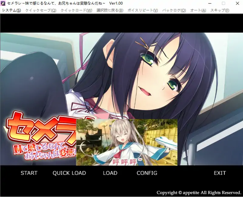 居然对妹妹有感觉，哥哥你真是变态呢~ AI汉化版★全CV 新汉化