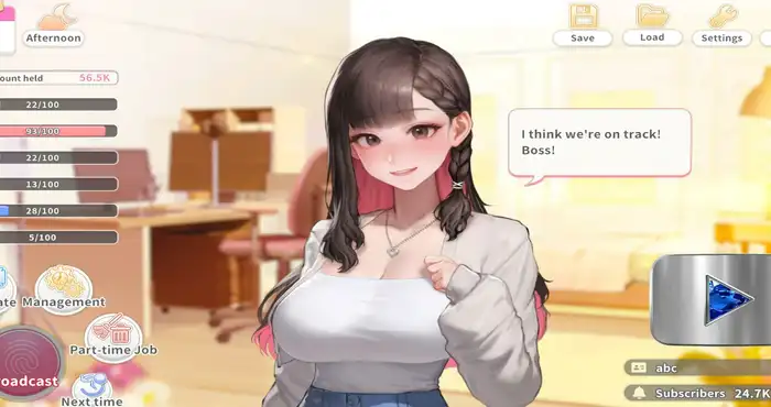 直播开始！VTuber 训练 Streaming ON! VTuber Training 官中步兵版 [SLG游戏] PC游戏