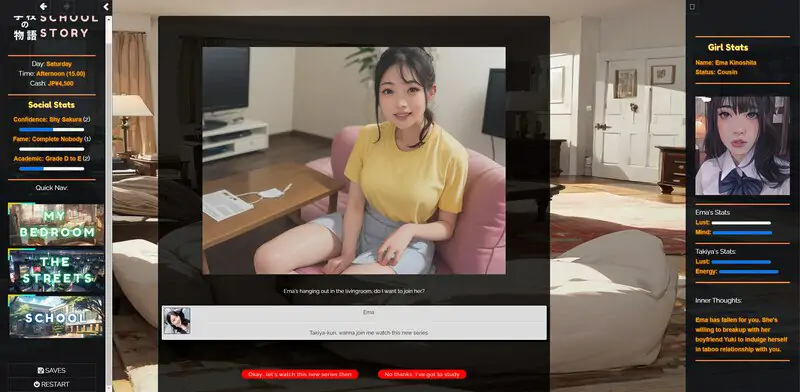 更新[亚洲风HTML/真人/动态] 学校の物语 Gakko No Monogatari V0.20 浏览器转中文 [16.80G]