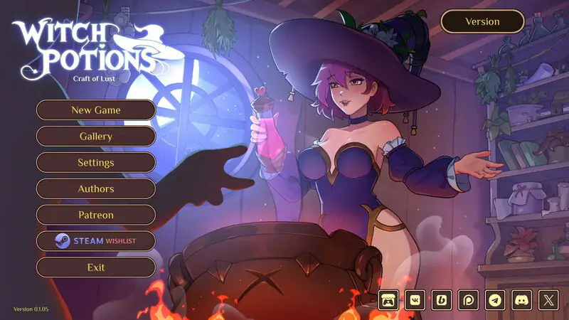 [沙盒SLG/解密/全动态] 魔女秘药 – 欲望炼金术 Witch Potions – Craft of Lust Ver0.109 官方中文步兵版 [3.0G]